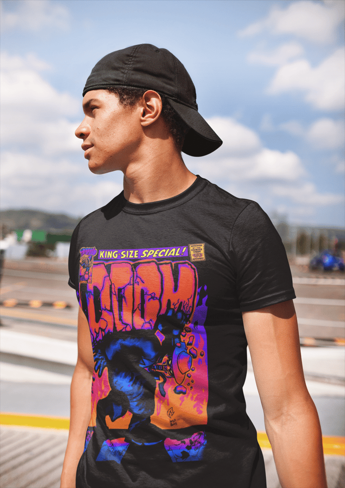 DOOM SUNSET SHIRT BLACK