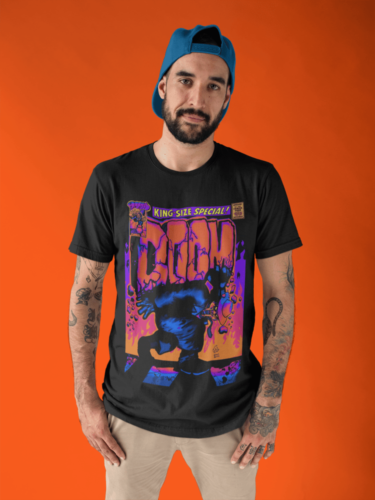DOOM SUNSET SHIRT BLACK