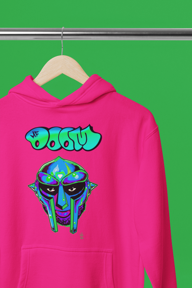 MF DOOM HOODIE (PINK)