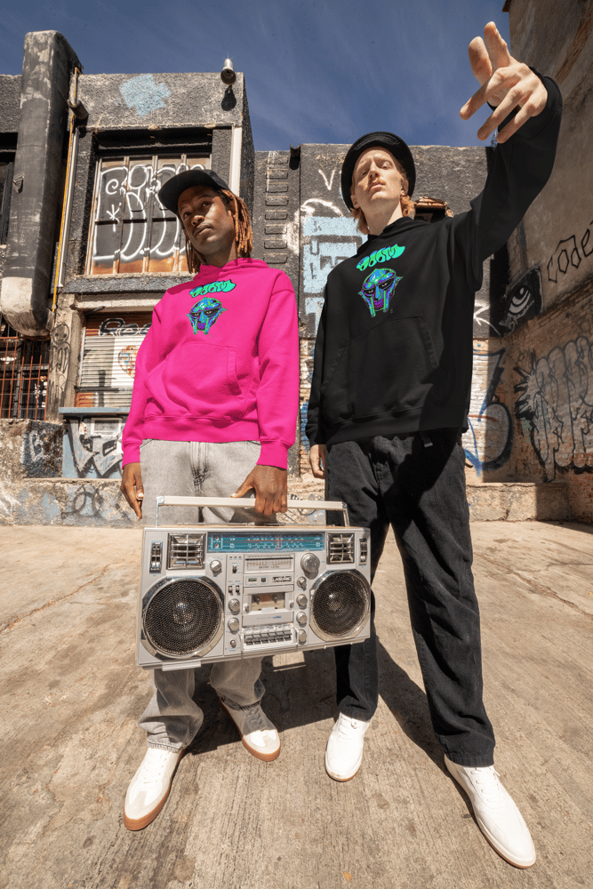 MF DOOM HOODIE (PINK)
