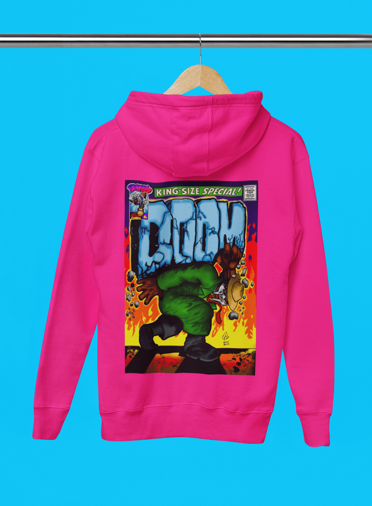 MF DOOM HOODIE (PINK)