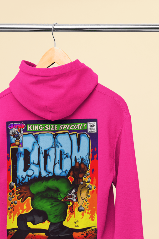 MF DOOM HOODIE (PINK)