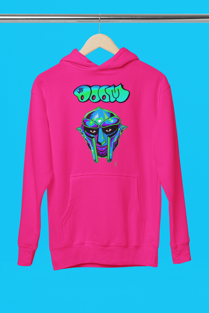 MF DOOM HOODIE (PINK)