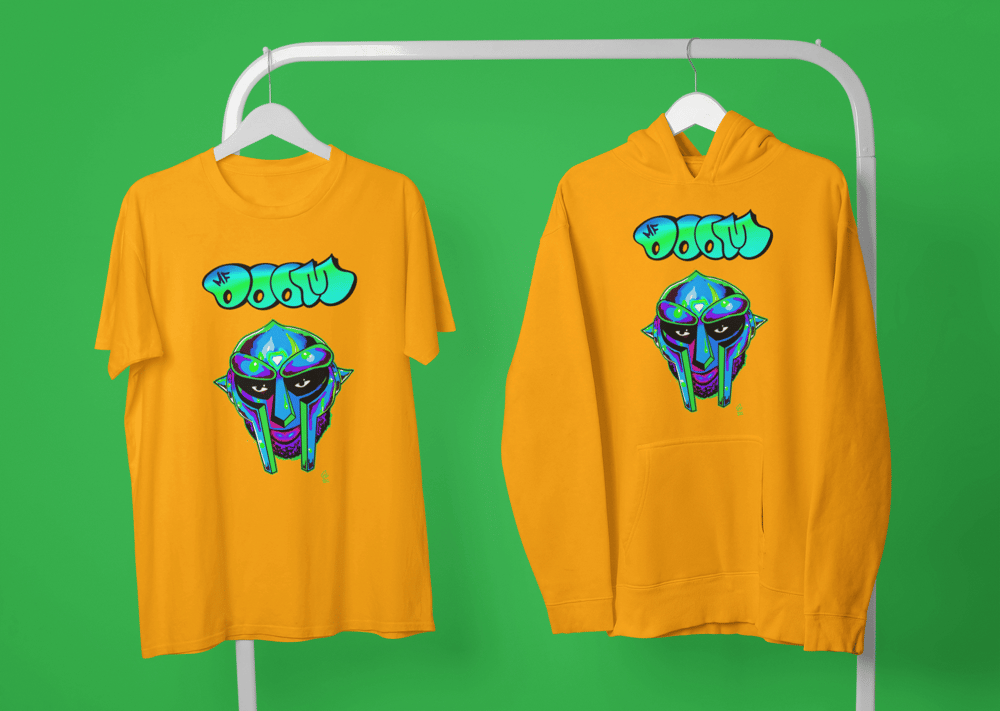 MF DOOM HOODIE YELLOW